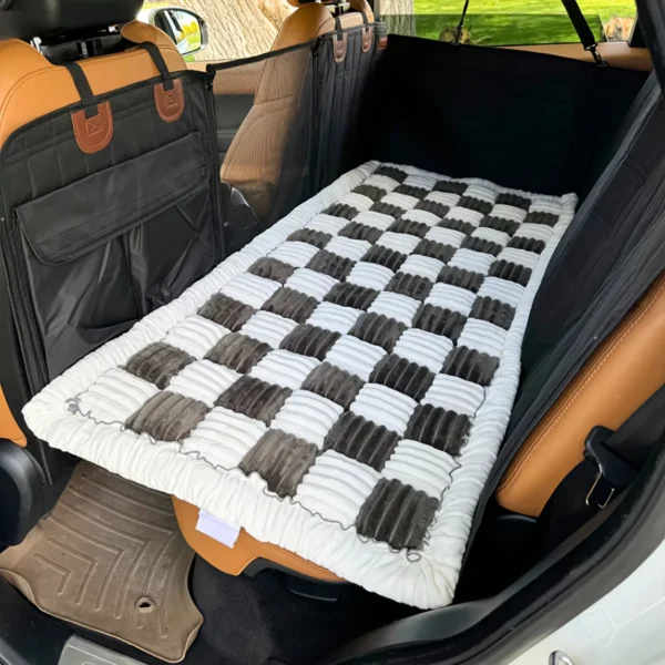 Soft Checkered Pet Mat And Couch Cover For Dogs And Cats Washable Non Slip